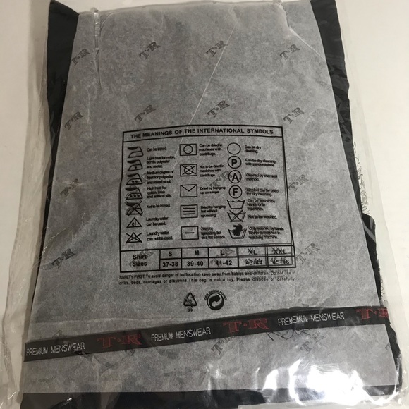 TR Premium Menswear LS Dress Shirt $189 Black PRICE FIRM - Picture 5 of 8